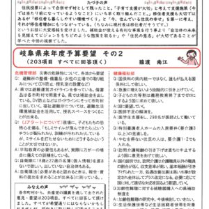 どくしゃニュース　多津子と南江の議員報告　９月８日号