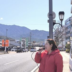 国際法違反のイラン攻撃中止をうったえ　中津川市で街頭宣伝