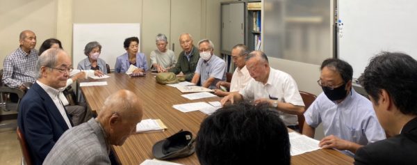 ９月18日、諸団体(11名)が高岡市に要請