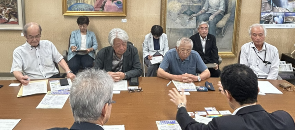 9月７日新田知事へ要望書提出