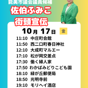 【10月19日投票】2025年能美市議会議員選挙特設ページ
