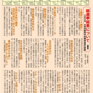民報なかつがわ　２月１５日号【選挙結果のご報告】